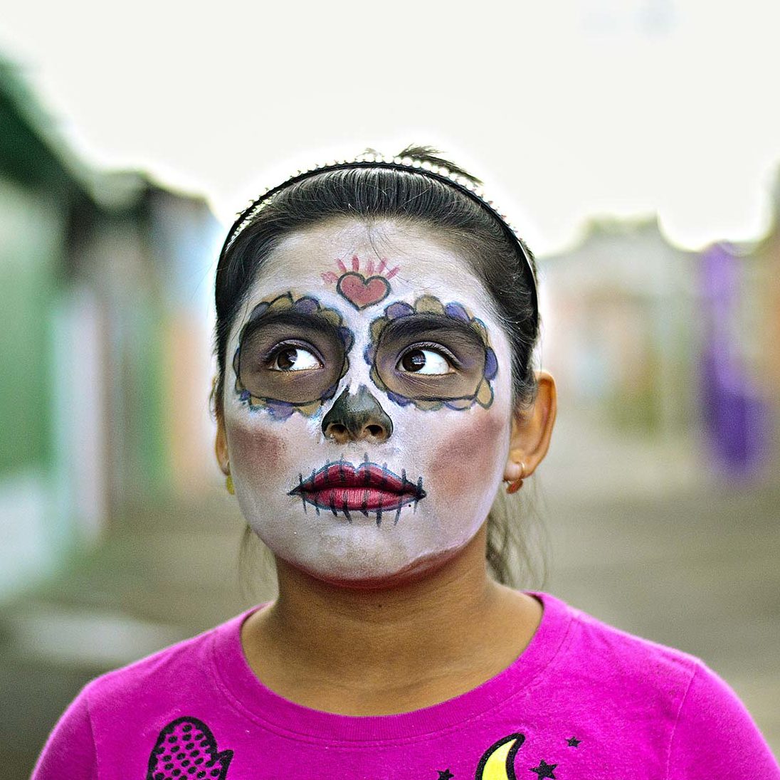 Woman with Painted Face Woman with Painted Face